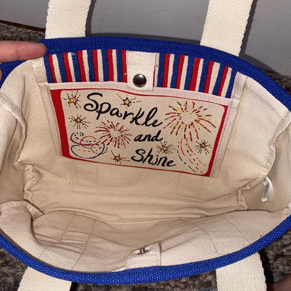 Brighton Red, White, and You mini tote with crossbody strap - Picture 7 of 10